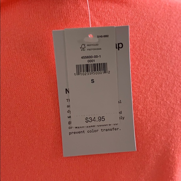 GAP Neon Dye V Neck Short Sleeve Sweater - Picture 3 of 5